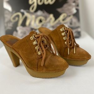 Micheal Kors Suede Heels